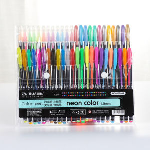 12/24/48สีปากกาหมึกเจลชุด Scrapbooking ปากกาเน้นข้อความ