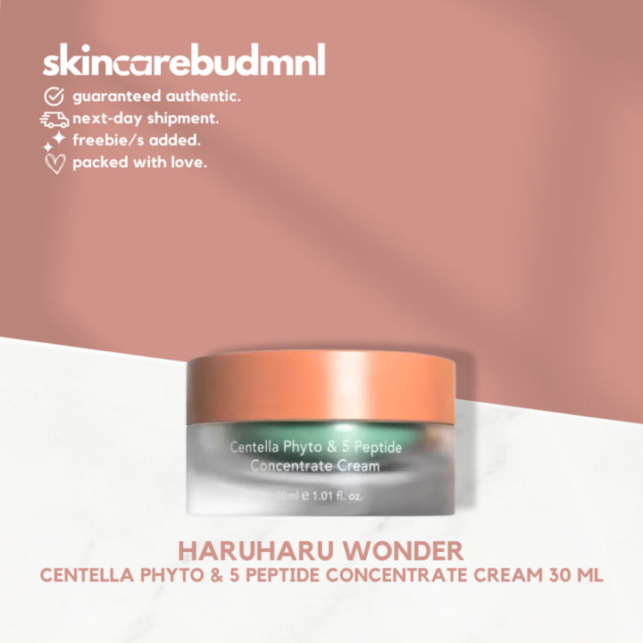 Haruharu Wonder Centella Phyto & 5 Peptide Concentrate Cream 30 ml by skincarebudmnl Lazada PH