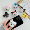 CrashStar Mickey Quicksand Bracket Cartoon Cute Universal Finger Desk Stand Movable Liquid Cell Holder Support Fashion Phone Accessories Top Seller. 