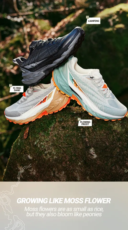 361 Degrees Mountain Pro Men Trail Running Shoes Shock Absorbing