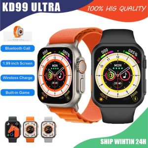 ♥Original Product+FREE Shipping+COD♥KD99 Ultra Smart Watch Series 8 Smartwatch Mens Bluetooth Call Watch8 Ultra Wireless Charging