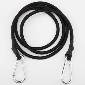 Tali Karet Pengiikat Barang Bagasi Motor Tali Bagasi Motor Panjang 2 Meter Pengait Hook Carabiner Spesial New Double Lock