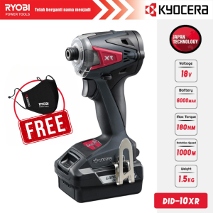 Kyocera Cordless Impact Driver DID 10XR Obeng Genggam Tanpa Kabel