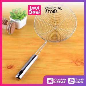 Tirisan Minyak Soup Soup Bagus Tahan Panas Anti Karat /SEROK PARABOLA GAGANG FULL STAINLESS