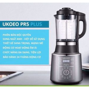 Máy xay nấu đa năng làm sữa hạt UKOEO PRO 5 PLUS phiên bản TIẾNG VIỆT 800W - Bảo hành 1 năm