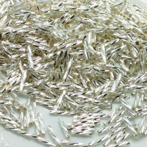 payet bambu ulir pelintir pendek bambu jepang ukuran 1cm per 3gram +- 40 butir murah