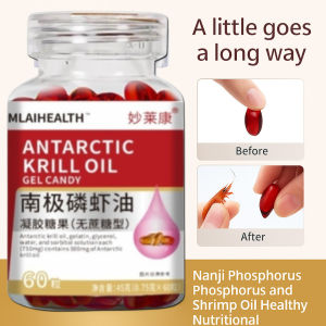 Krill Oil Astaxanthin New Norwegian Krill Oil Supplement Daily Nutrition/High Quality Ingredients For Adults/Men Women Family