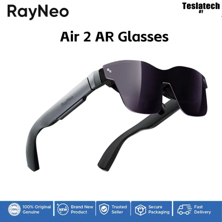 TCL RayNeo Air 2 AR Glasses Smart Glasses with 280" Micro OLED Ultra-Fast 120Hz 600 Nits Brightness 1080P Android/iOS/PC