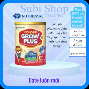 Sữa bột Nutricare Colos 24h Grow Plus 0+/1+/2+ LON 850G giúp trẻ phát triển toàn diện