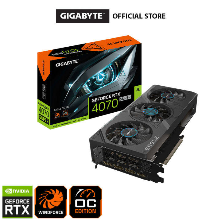 Gigabyte GeForce RTX 4070 SUPER EAGLE OC 12GB GDDR6X 192bit Graphic ...