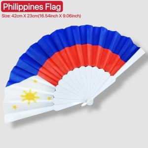 BIN LU Rainbow Fan 6PCS Bundle Pamaypay Folding Hand Fan Colorful Portable Fan Rainbow Party Fan Event Fan Souvenir Fan Festival Fan Lightweight Cooling Fan Ready Stock Manila