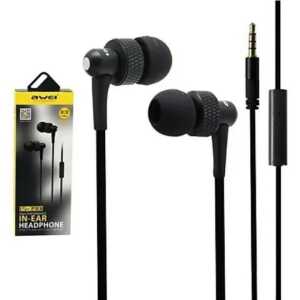 Original Awei ES-390i Stereo Super Bass In-ear Earphone Explosive Bass Gaming Focus Noise Cancellation