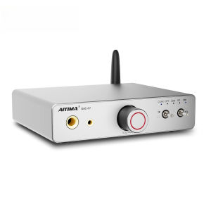 AIYIMA DAC-A7 Mini Stereo Audio USB Decoder Headphone Amplifier Bluetooth 5.4 ES9038Q2M for Home/Desktop Powered/Active Speakers