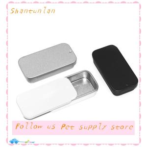 🎁【Special price】🎁Sha โลหะสี่เหลี่ยมว่างเปล่ามินิดีบุกกล่อง tinplate PUSH ลูกอมกล่องจัดเก็บ