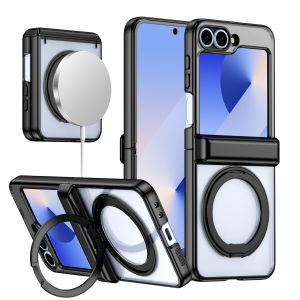 สำหรับ Samsung Galaxy Z Flip 7 Flip 6 Flip 5บานพับเคสไอแพดแบบตั้งได้รวมกับชาร์จไร้สาย