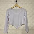 kaos crop lengan panjang wanita/atasan crop terbaru kekinian/baju crop wanita/pakaian wanita spandek. 