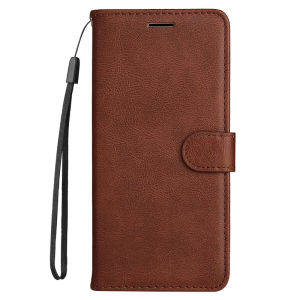 Flip Case for Samsung Galaxy S24 S23 S22 S21 FE Plus Ultra Retro Leather Wallet Casing Card Slots Solid Color Phone Cover