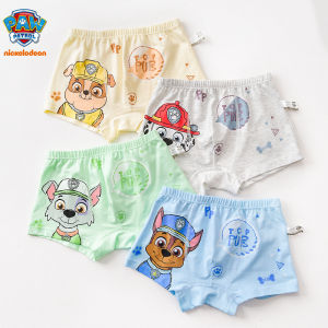4pc COD 100% cotton stretch KIDS cute CHARACTER BOXER Paw Patrol Boxer Brief For Kids boys underwear Children Fashion Brief Boxer
