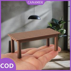 CANAMEK✨ 1 12 Dollhouse mô phỏng bảng băng ghế dự bị mô hình Dollhouse đồ nội thất trang trí búp bê nhà sống cảnh trang trí giả vờ chơi đồ chơi
