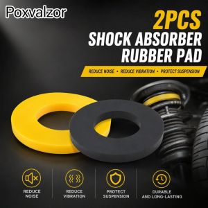 2 Pcs Universal Car Suspension Shock Absorber Rubber Bushing Silencer Pad High Quality Durable Easy Fit For Cars