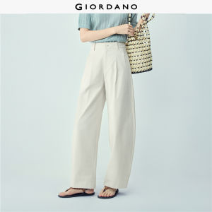 Giordano Women Women Pure Cotton Casual Pants Free Shipping 18416005