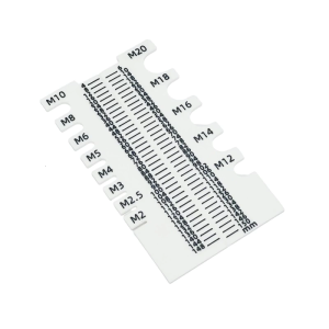 Ergonomic Design Screw Size Gauge Quick Measurement For Mechanic Engineers Accurate 150mm Length Measurement In Second