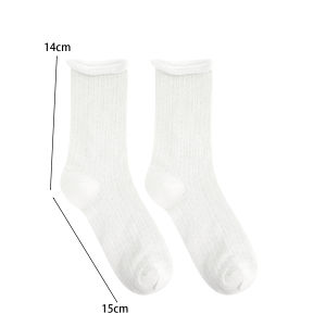 【♡Lovely girls house♡】ถุงเท้าสำหรับผู้หญิงถุงเท้าสีลูกอมใหม่ถุงเท้าลำลองสำหรับผู้หญิงยาวเด็กผู้หญิงหวาน