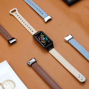 SinHGeY สายหนังสำหรับ Huawei Band 7 สไตล์มินิมอลลิสต์ใหม่ กำไรข้อมือเปลี่ยนสำหรับ Honor Band 6 Watchband สำหรับ Huawei Band 8