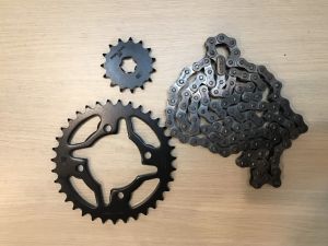 NHÔNG SÊN DĨA(NHÔNG XÍCH ĐĨA) PRO-BIKE THÁI CNC YAMAHA SIRIUS JUPITER 36T HAY 35/15T/428-108L RÁP LÊN ZIN THEO XE