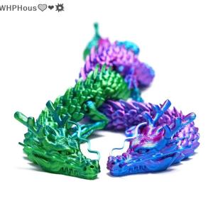 WP💓💛💖 3D Printed Chinese Dragon Full Body s Movable Home Furnishing Decoration Ornament Worth Collecting Creative Toys