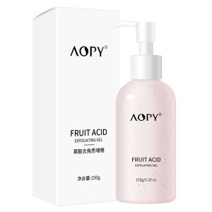 tẩy tế bào chết body toàn thân và da mặt AOPY 150g gel tẩy da chết da mặt se khít lỗ chân lông AO271