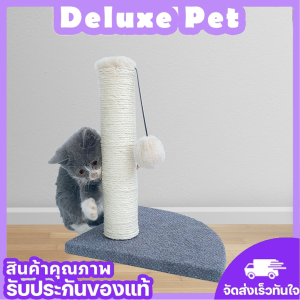 ⚡️Deluxe⚡️ที่ลับเล็บแมว เสาลับเล็บแมว ที่ฝนเล็บแมว อุปกรณ์เลี้ยงแมว สูง 31 CM. 🚚 พร้อมส่ง 🚚