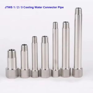 Hanson8 2PCS 304 Stainless Steel JTWS Cooling Water Connector Pipes Mold Extended Water Nozzles H8M4T