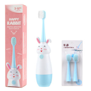 Trẻ Em Điện Bàn Chải Đánh Răng Phim Hoạt Hình Bàn Chải Đánh Răng Dễ Thương Bàn Chải Đánh Răng Mềm Thay Thế Bàn Chải Đánh Răng Điện 4 Mảnh Thiết Lập