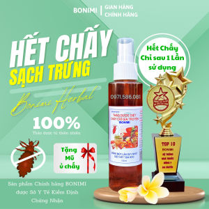 Dầu Gội Thảo Dược Diệt Hết Chấy (Chí) Bonimi 100% Thiên Nhiên. Ủ Chấy. Y lang Chí Chỉ 1 Lần Là Hết Chấy (Chí).