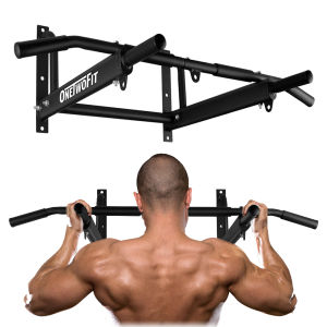 OneTwoFit [COD]บาร์โหนติดผนัง บาร์โหนดึงข้อ บาร์โหน  Home Gym Workout Power Tower ชุดอุปกรณ์การฝึกอบรมฟิตเนส Dip Stand รองรับ 120KG ขายดี มีในสต๊อก