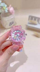 Watch for Kids Boys Ultraman Tiga Cero melody kuromi Cartoon Strap Watch Student Sanrio Watch Girls