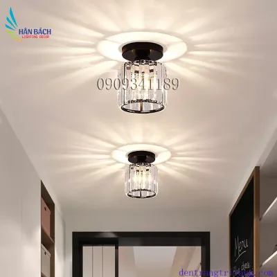[HCM]Đèn LED Trần Pha Lê Nhân Tạo Đèn Treo Cố Định Đèn Chùm