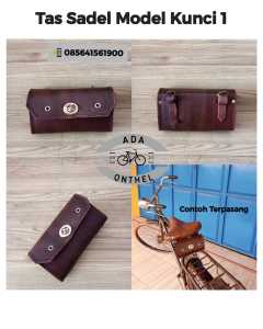 TAS SADEL SEPEDA ONTHEL - TAS MODEL KUNCI - TAS LONDON - TAXI TAS JOK KULIT ASLI TERMURAH