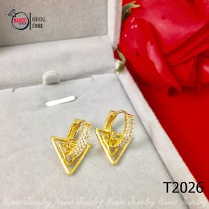 Bông Tai T2026 Cực Đẹp Cực Chất Đính Đá Tinh Xảo Cực Thời Thượng Cho Các Chị Em Namoo Jewelry
