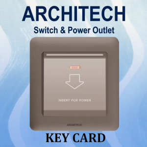 ARCHITECH INFINITY A63-K15 BROWN Sakelar - Saklar kartu