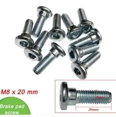 YAMAHA Y125Z 135LC REAR (KRISSII WAVE125 Y15ZR FRONT) DISC BRAKE PLATE SCREW. (4PC) M8 x20