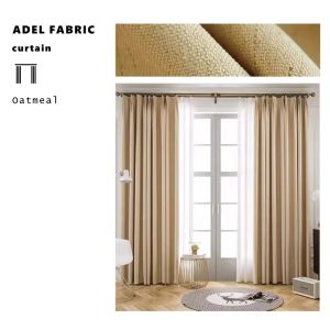METEOR STRIPE 110" Kain Langsir Linen Blackout Potong Meter