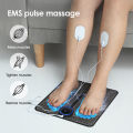 Hailicare Electric EMS Foot Massager Pad with Remote Control Relief Pain Relax Feet Acupoints Massage Mat 8 Modes 19 Levels Shock Muscle Stimulation Improve Blood Circulation. 