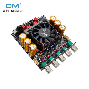 diymore DC 18-50V ZK-SUB1200Q Qualcomm APTX Version Qcc3034+Es9023 With Subwoofer Extension BT Digital Amplifier Board 600W * 2
