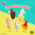 Fun Minions Package (Paket) - Es Krim / Ice Cream Wall's new. 