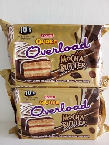 Quake Choco Quake Overload Choco-Coated Mocha Butter Cake 3 x 300 grams | Lazada PH