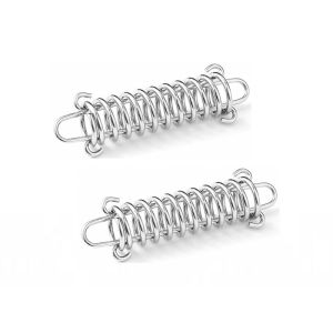 Tent Strong Wind Spring Rope Buckle Outdoor Camping High-Strength Steel Absorber Fixing Hook Awning fixing buckle spring hook