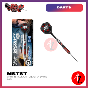 Michael Smith Tenacious Steel Tip Dart Set-90% Tungsten Barrels