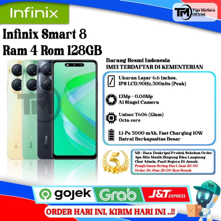 Infinix Smart 8 Ram 4 Rom 128GB